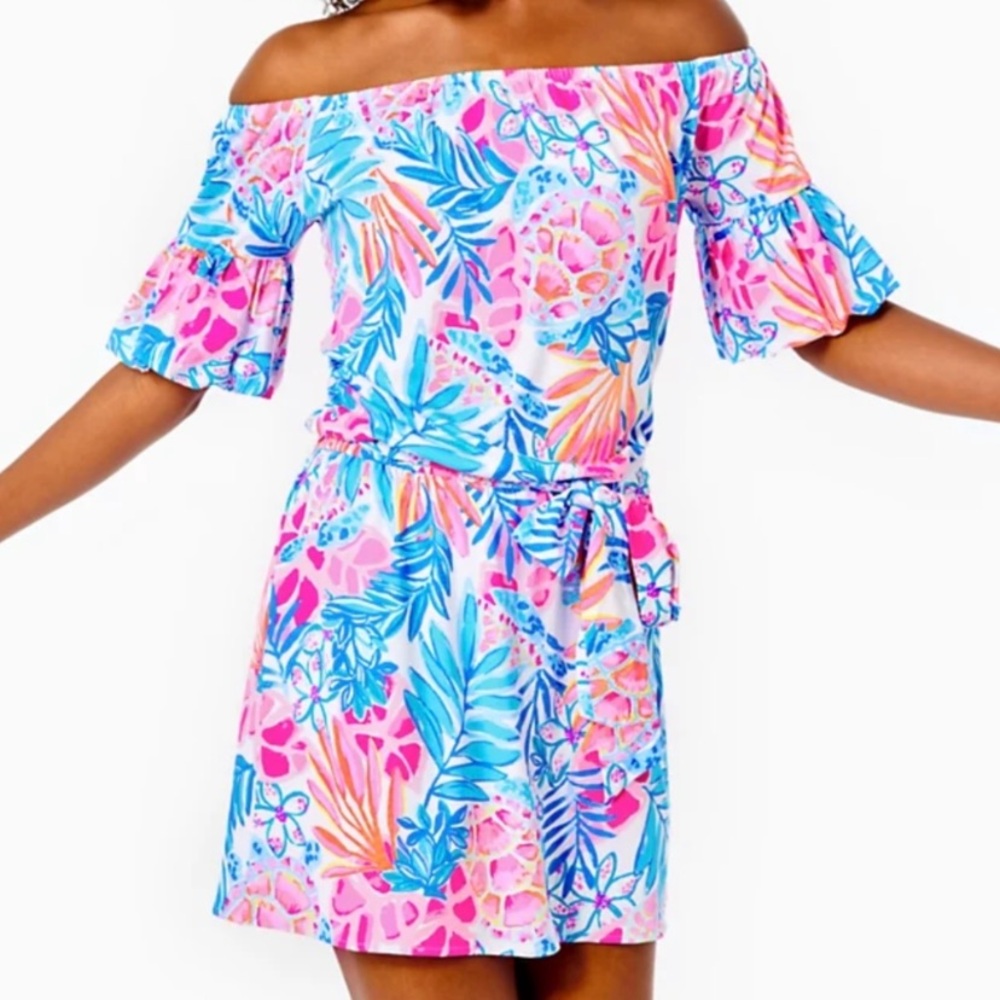 NWT Lilly Pulitzer Samia Romper - Picture 2 of 6